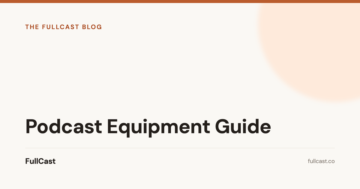 Podcast Equipment Guide for Serious Hosts (2026)